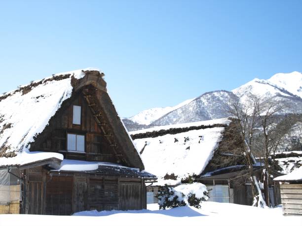 istock Shirakawa-go in the harsh winter 697158854