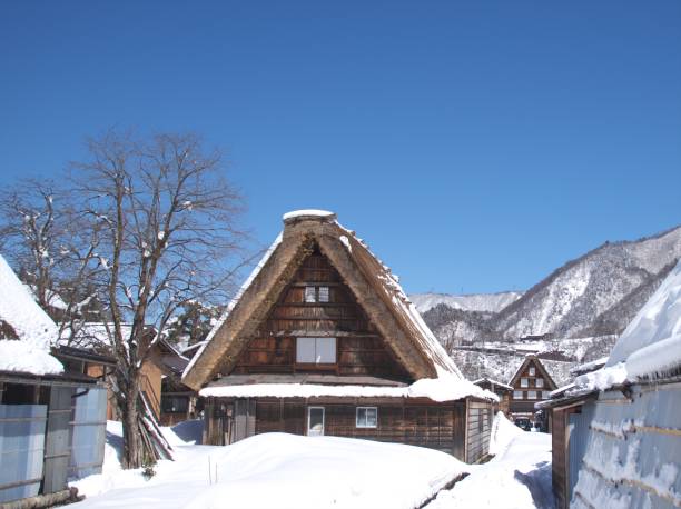istock Shirakawa-go in the harsh winter 697158922