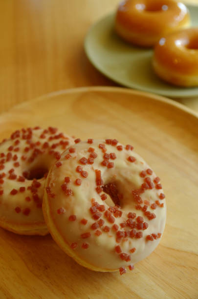 istock donuts of food and drink background 697162706
