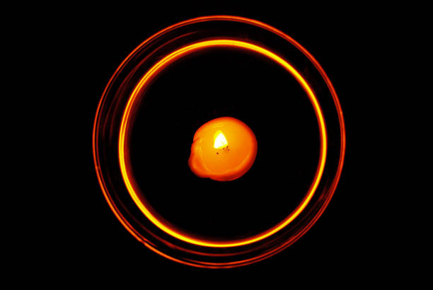 worm color of candle light