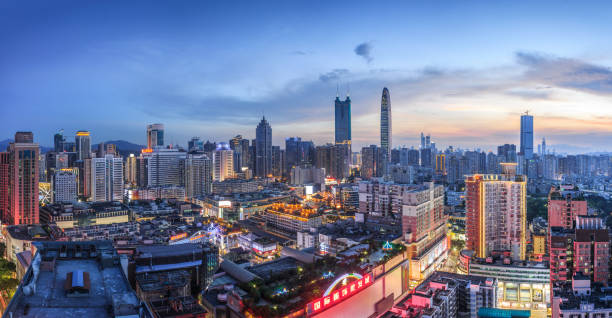 istock Shenzhen city skyline 697166740