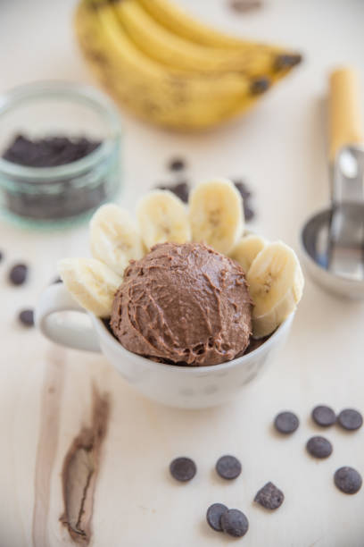 istock Peanut Butter Chocolates Bananas Ice Cream 697173588
