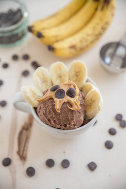 istock Peanut Butter Chocolates Bananas Ice Cream 697173660