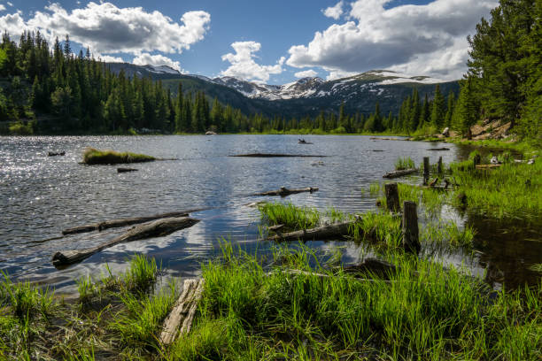 Lost Lake - Colorado Near Nederland, Colorado.  Just outside of Indian Peaks Wilderness. colorado rocky mountain national park lake mountain stock pictures, royalty-free photos & images