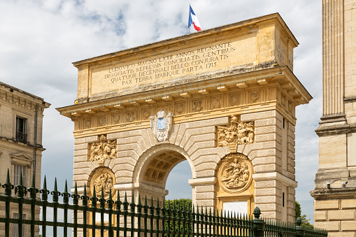 Triumphal arch in Montpellier, Southern France