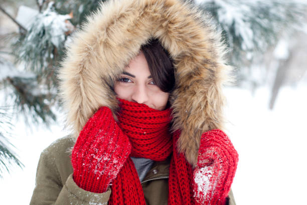 istock Beautiful girl in winter time 697197332