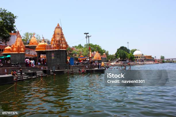 Ram Ghat In Ujjain Madhya Pradesh India Stock Photo - Download Image Now - Ganges River, Temple - Building, Madhya Pradesh