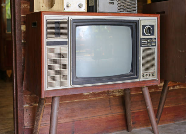 istock Classic Vintage Retro Style old television. 697208640