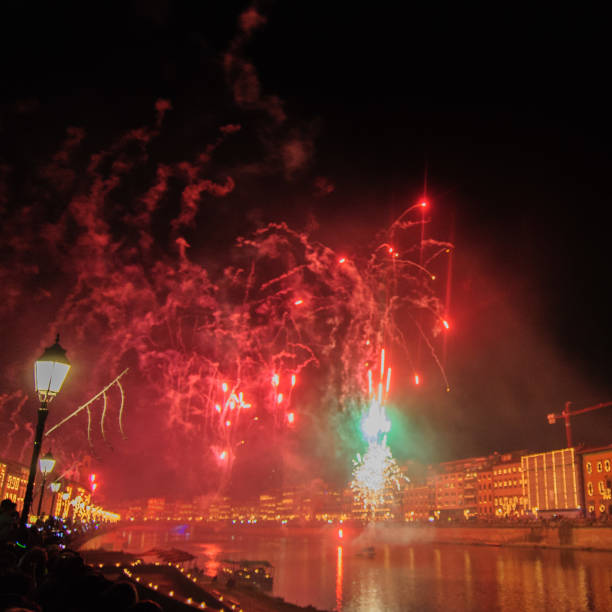istock Fireworks during the Luminara Festival 697219456