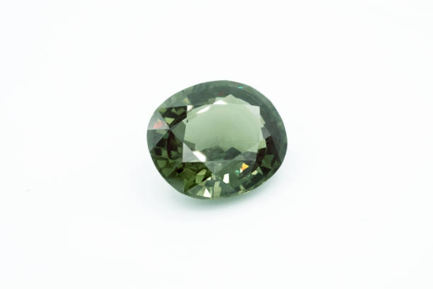 istock Emerald on white background, Green Emerald, Green gems, Gem, Gre 697228934
