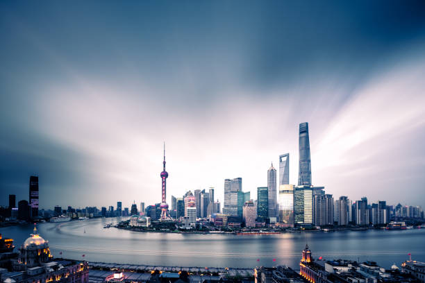 istock Panoramic skyline of Shanghai 697237822