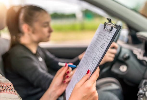 istock Focused on the road ahead of her 697242294
