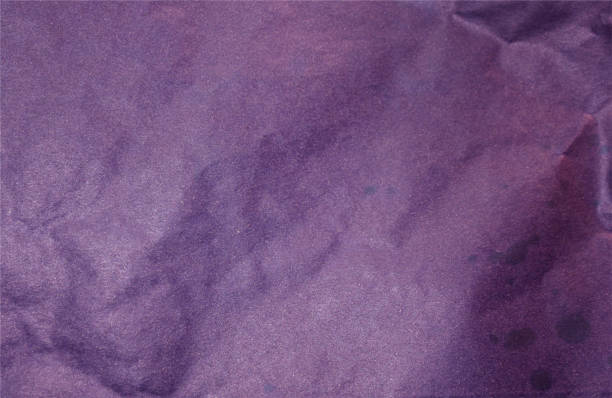 istock Purple wrapping paper. Paper texture 697255922