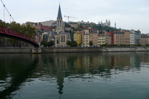 istock Lyon France, Saone River,Old District 697256140