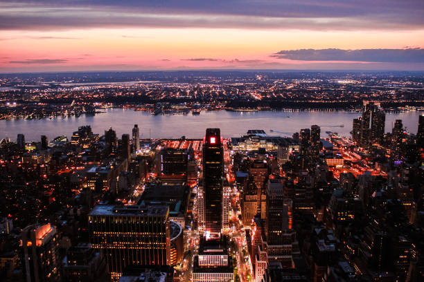 istock US New York Night High View 697256490