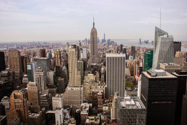 istock US New York Empire State High View 697256496