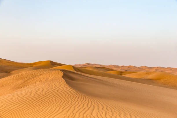 Dunes of Arabia Arabian Dunes and Nature Patterns bahrain stock pictures, royalty-free photos & images