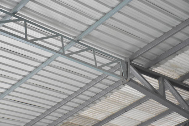 istock The glass roof structure of a conservatory. 697282022
