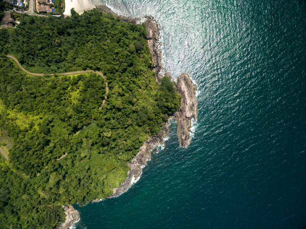 istock Aerial view of a Island 697292942
