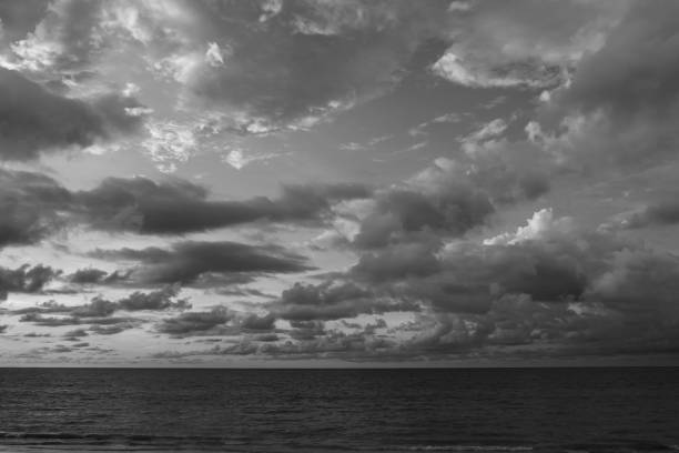 istock beautiful sunset, sky and clouds before rain coming. 697301790