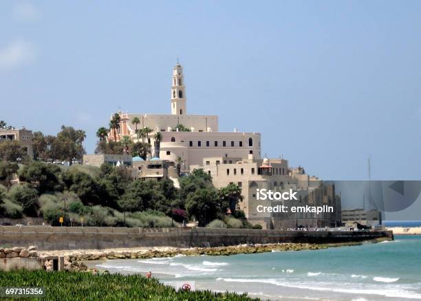 Jaffa City Over The Sea 2007 Stock Photo - Download Image Now - Ancient, Antique, Architecture