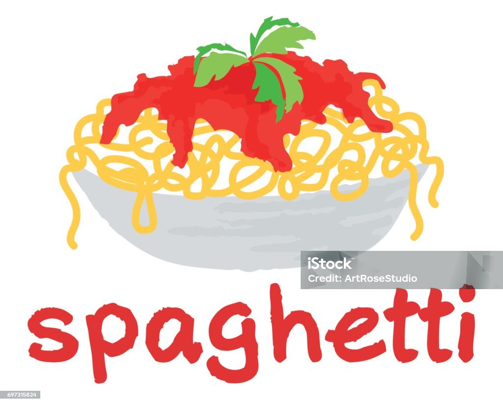 Spagh Sticker Spaghetti Sticker Stock Illustration - Download Image Now - Cheese ...