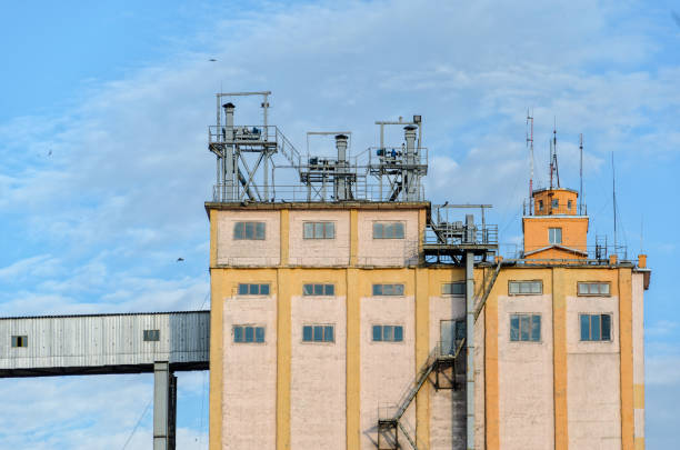 istock Old building of bread production 697316044