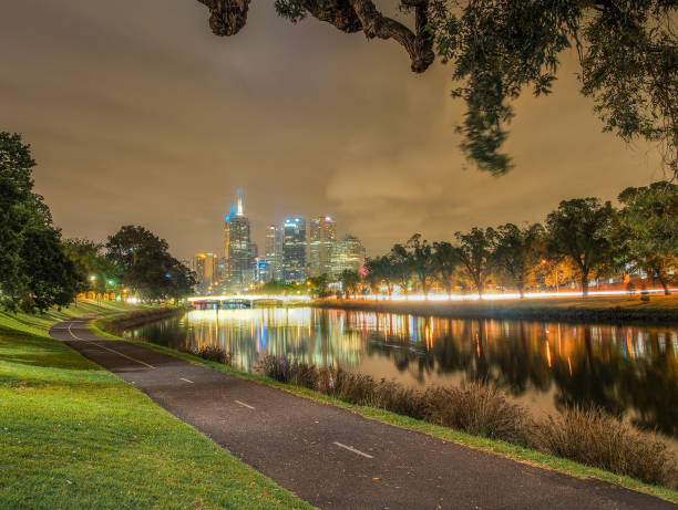 istock Bike path to the city 697316688