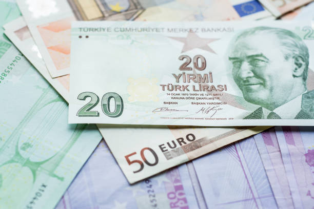 istock Euro and Turkish Lira 697323120