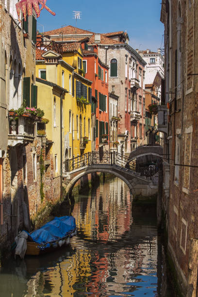 istock Bridge in the canal of Venice 697336014