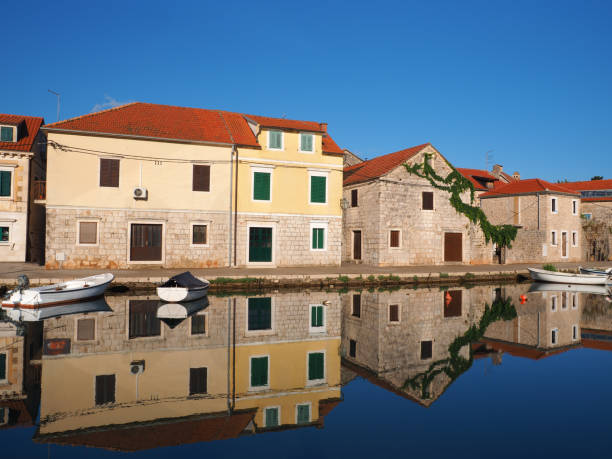istock Morning tranquility in Vrboska 697336860