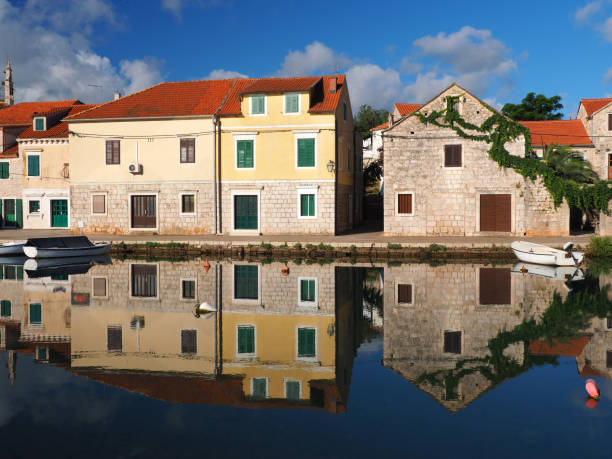 istock Morning tranquility in Vrboska 697336964