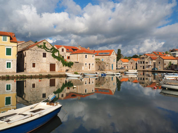 istock Morning tranquility in Vrboska 697337004