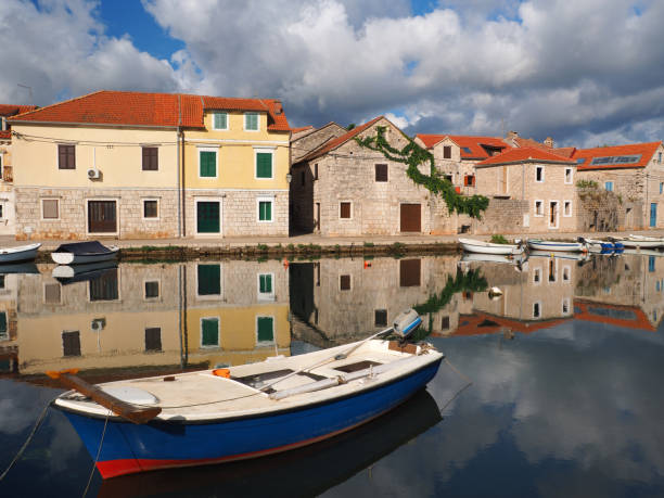 istock Morning tranquility in Vrboska 697337006