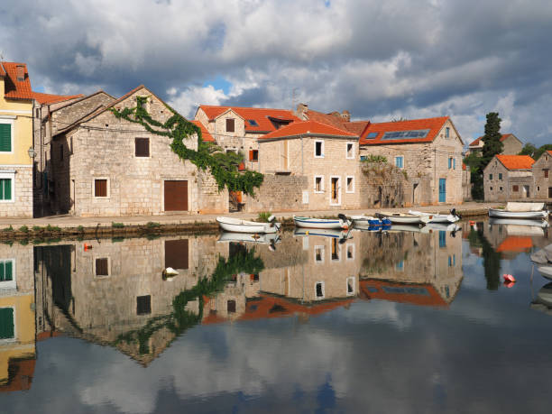 istock Morning tranquility in Vrboska 697337010