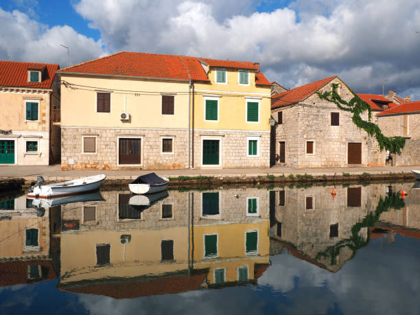 istock Morning tranquility in Vrboska 697337020