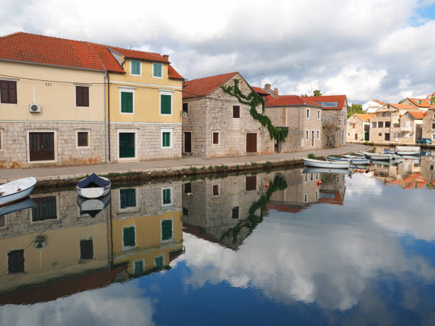 istock Morning tranquility in Vrboska 697337024
