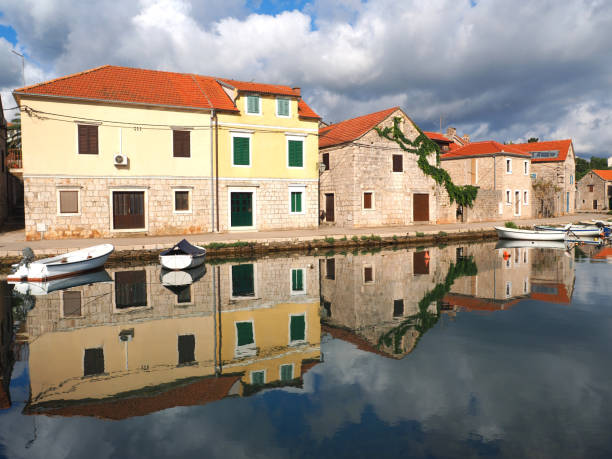 istock Morning tranquility in Vrboska 697339160