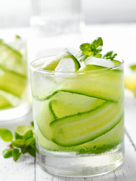 istock Cucumber, Basil and Citrus Cocktail 697375572
