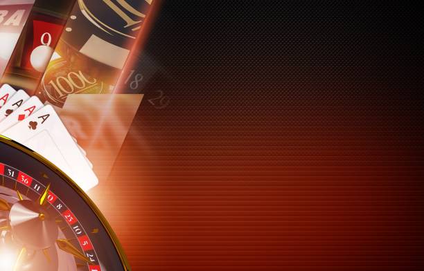 istock Casino Games Backdrop Concept 697392760