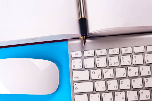 Publish word written on computer keyboard.