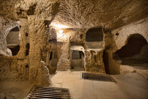 istock cave city in Cappadocia Turkey 697403042