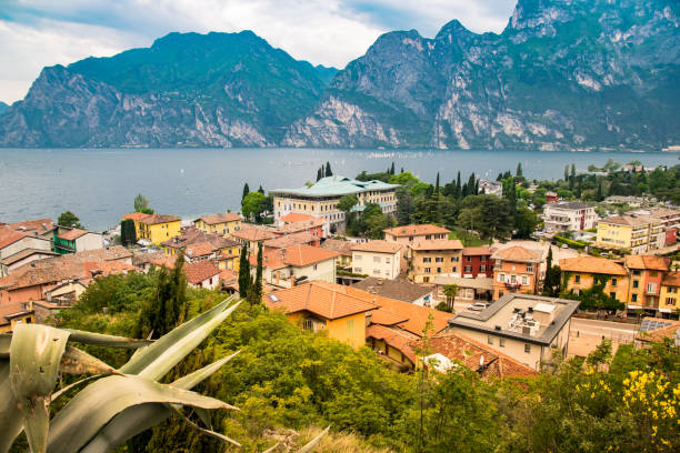 istock Panorama of Torbole, Lake Garda, Italy. 697410222