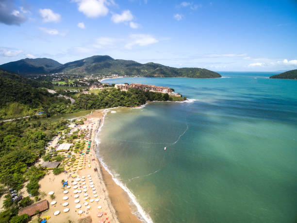 istock Top View of a Beach in Brazil 697413288