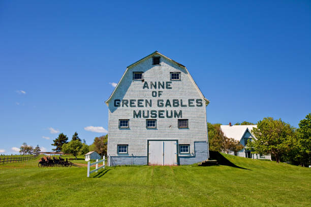 Park Corner, Canada - June 9, 2017. The home and farmland of L. M. Montgomery's aunt and uncle, referred to as Silver Bush, has been converted into a museum of the author's life and works.