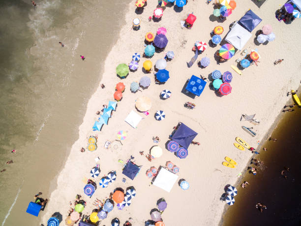 istock Top view of a Tropical Beach 697420448