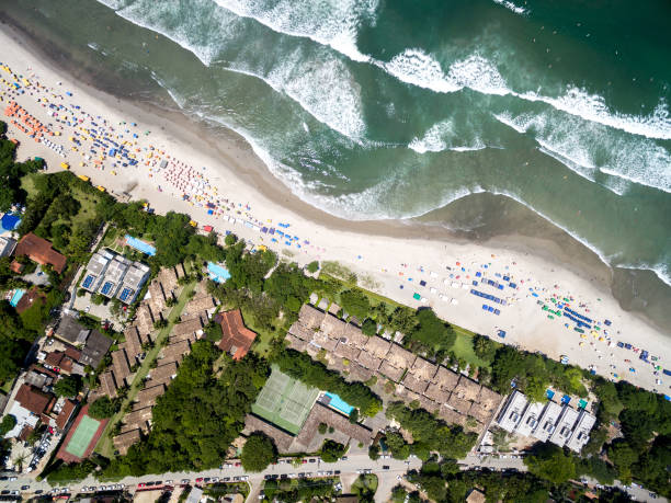 istock Top view of a Tropical Beach 697420516