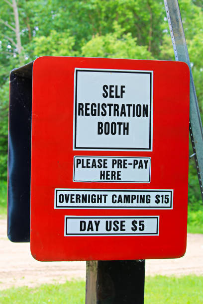 istock Booth to collect fees for camping and day use at a campground 697422996