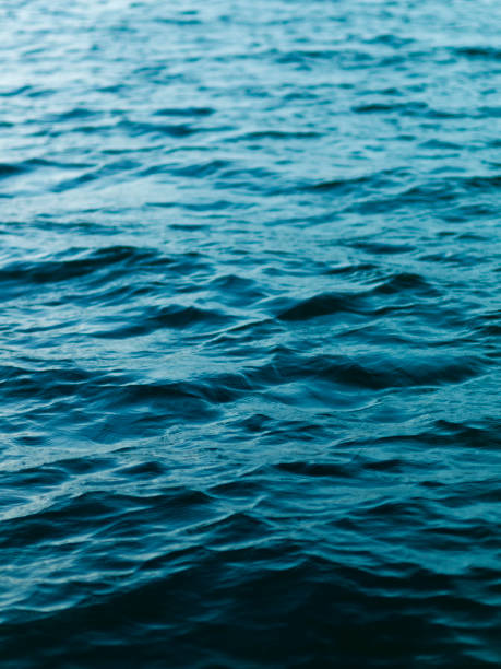 istock Natural wave patterns fading into the distance after sunset 697426356