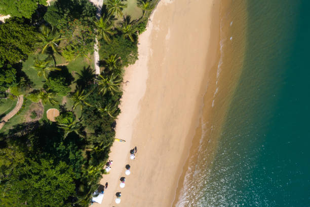 istock Top view of an Island 697433790